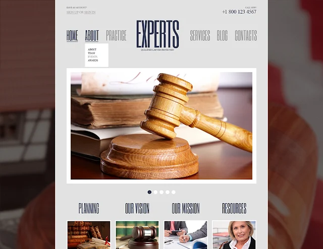 Free WordPress Theme - Law